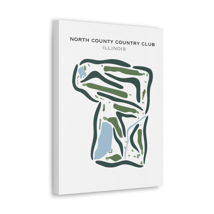 North County Country Club, Illinois - Printed Golf Courses
