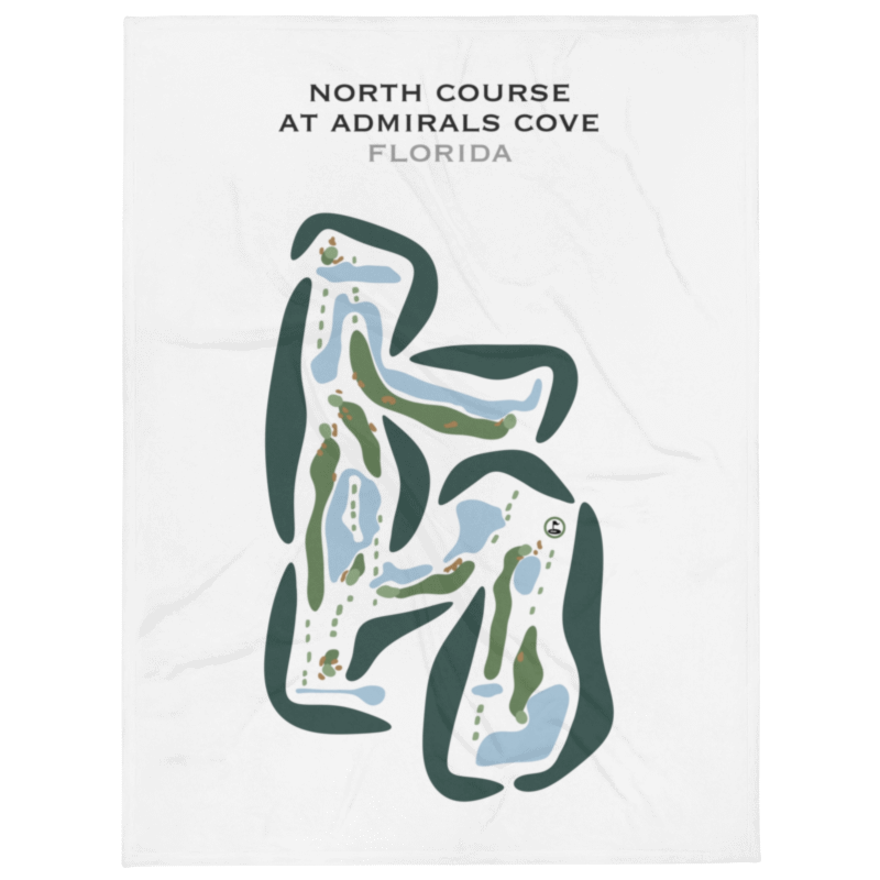 North Course at Admirals Cove, Florida - Printed Golf Courses