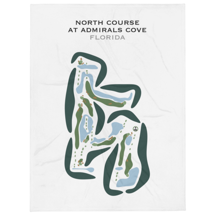 North Course at Admirals Cove, Florida - Printed Golf Courses