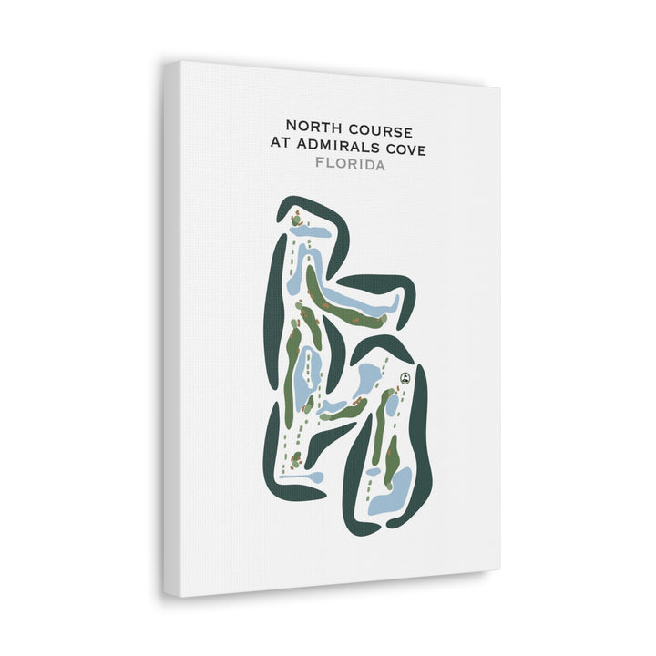 North Course at Admirals Cove, Florida - Printed Golf Courses