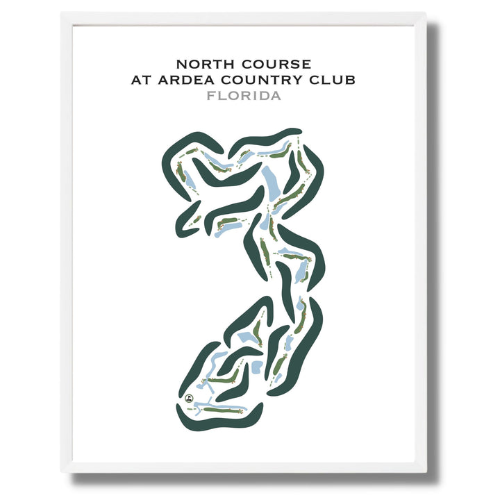 North Course at Ardea Country Club, Florida - Printed Golf Courses