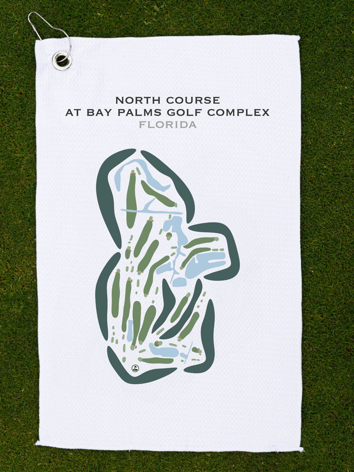 North at Bay Palms Golf Complex, Florida - Printed Golf Courses