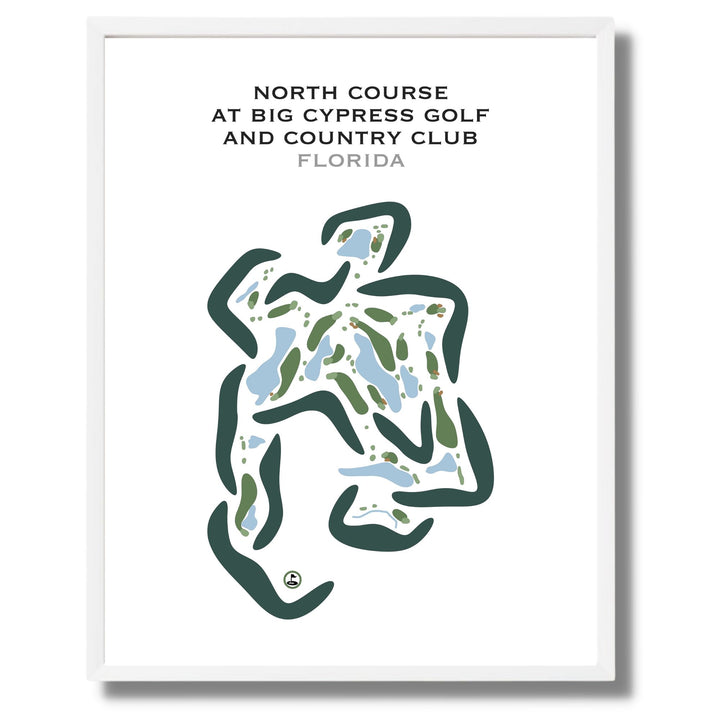 North Course at Big Cypress Golf & Country Club, Florida - Printed Golf Courses