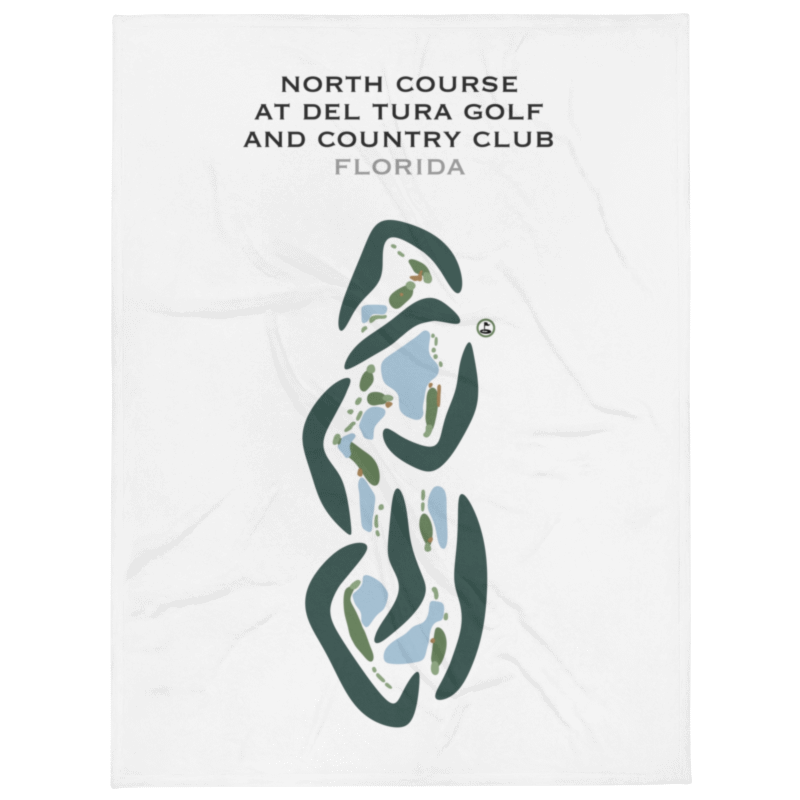 North Course at Del Tura Golf & Country Club, Florida - Printed Golf Courses
