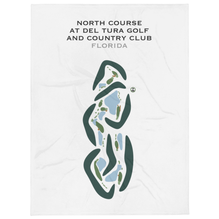 North Course at Del Tura Golf & Country Club, Florida - Printed Golf Courses
