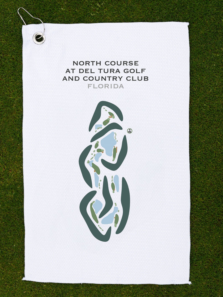 North Course at Del Tura Golf & Country Club, Florida - Printed Golf Courses