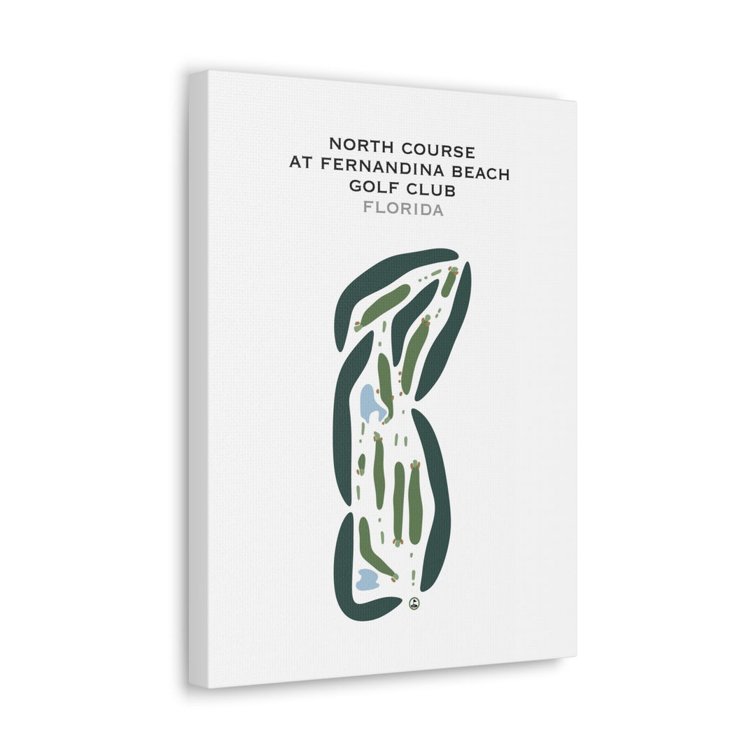 North Course at Fernandina Beach Golf Club, Florida - Printed Golf Courses