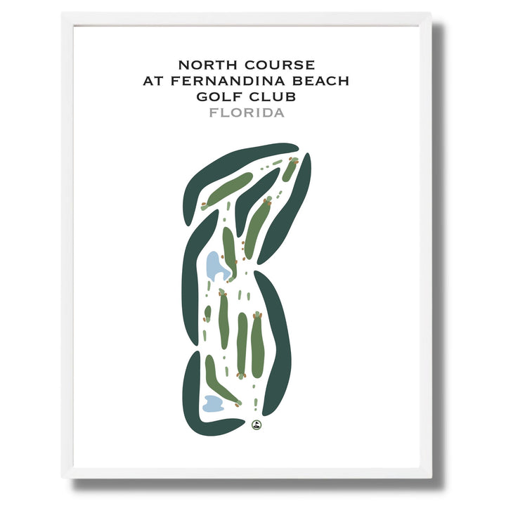 North Course at Fernandina Beach Golf Club, Florida - Printed Golf Courses