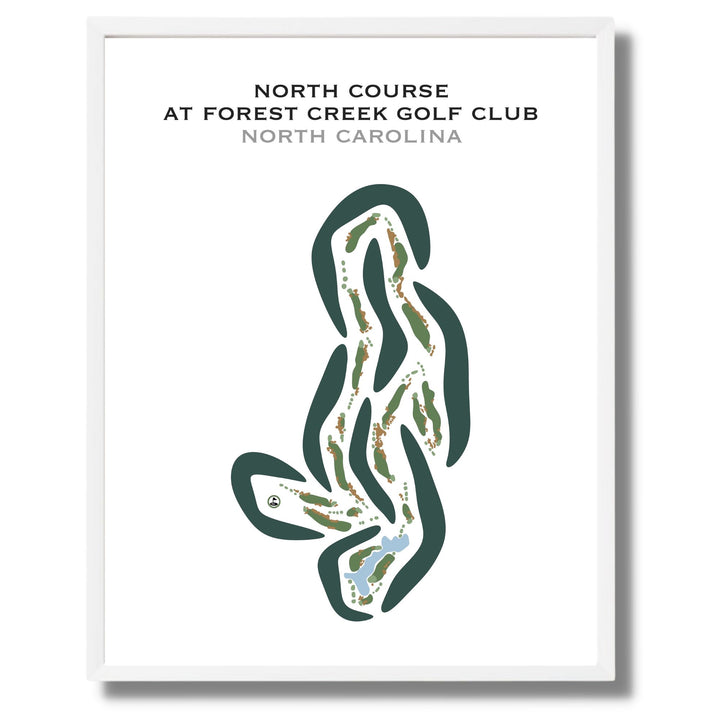 North Course at Forest Creek Golf Club, North Carolina  - Printed Golf Courses