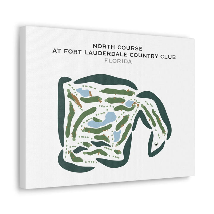 North Course at Fort Lauderdale Country Club, Florida - Printed Golf Courses