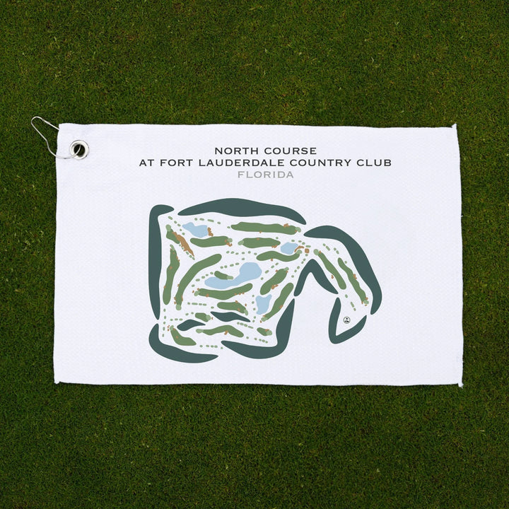 North Course at Fort Lauderdale Country Club Plantation, Florida - Printed Golf Courses