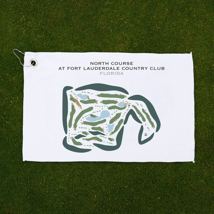 North Course at Fort Lauderdale Country Club, Florida - Printed Golf Courses