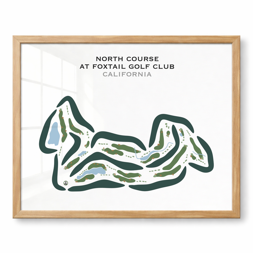 North Course at Foxtail Golf Club, California - Printed Golf Courses