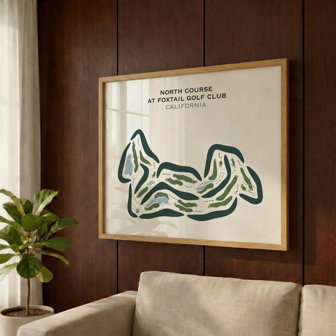 North Course at Foxtail Golf Club, California - Printed Golf Courses