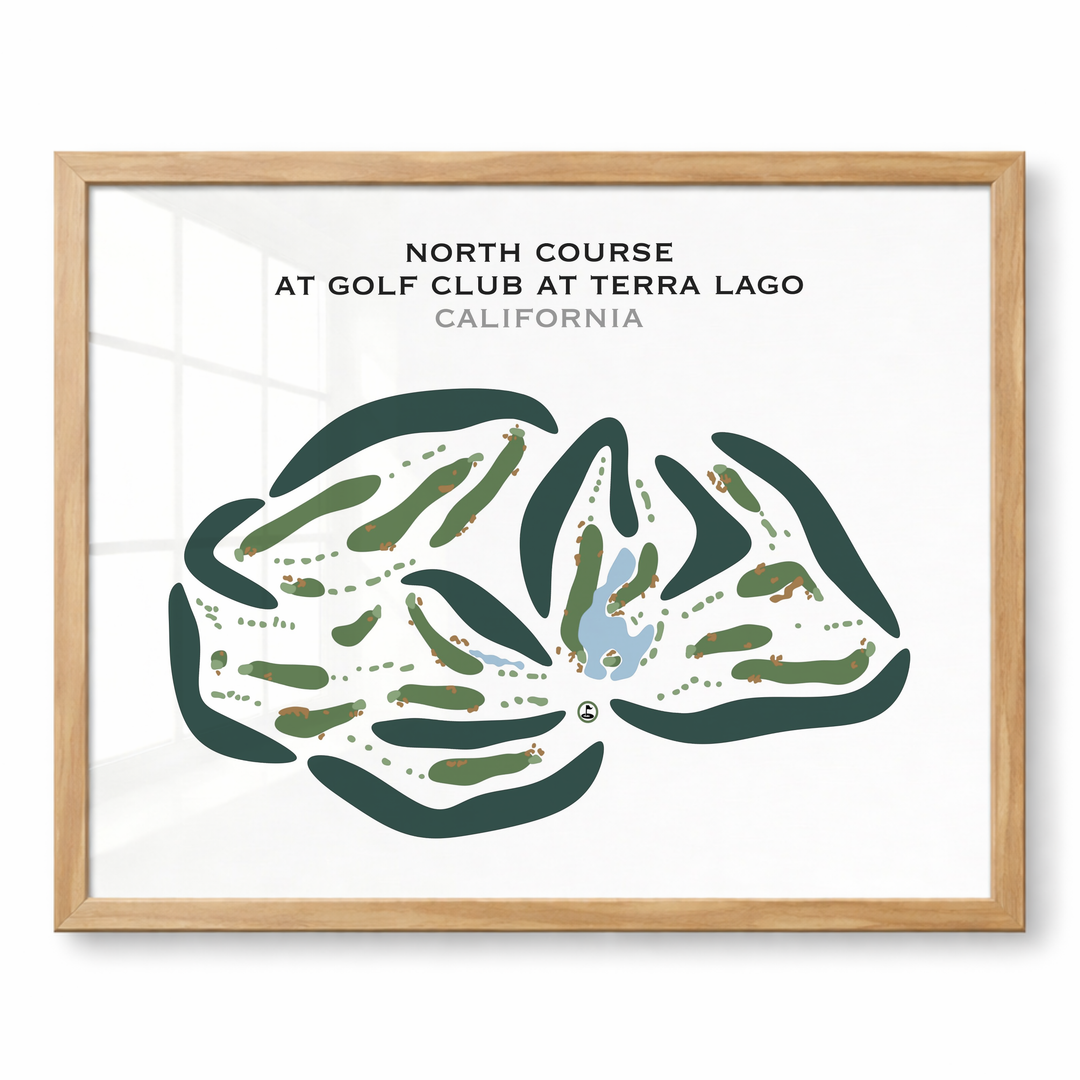 North Course at Golf Club At Terra Lago, California - Printed Golf Courses