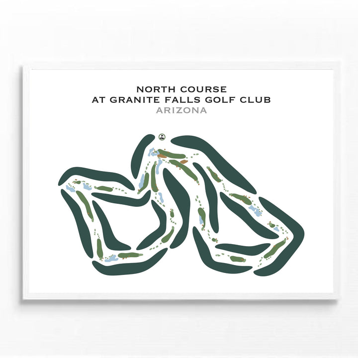 North Course at Granite Falls Golf Club, Arizona - Printed Golf Courses