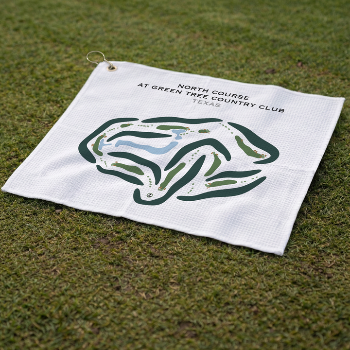 North Course at Green Tree Country Club, Texas - Printed Golf Courses