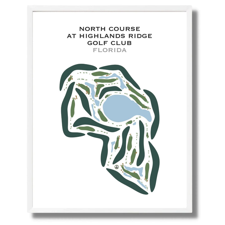 North Course at Highlands Ridge Golf Club, Florida - Printed Golf Courses