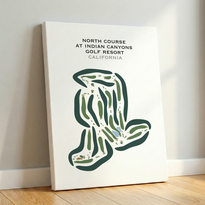 North Course at Indian Canyons Golf Resort, California - Printed Golf Courses