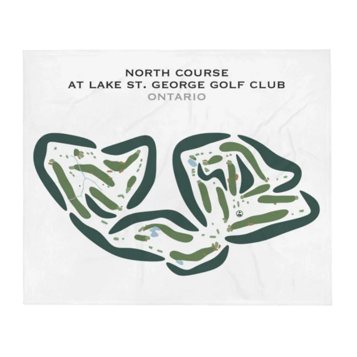 North Course at Lake St. George Golf Club, Ontario, Canada - Printed Golf Courses