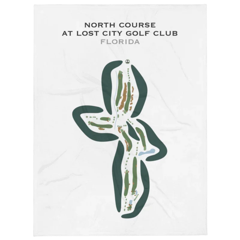 North Course at Lost City Golf Club, Florida - Printed Golf Courses