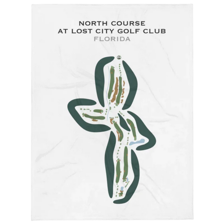 North Course at Lost City Golf Club, Florida - Printed Golf Courses