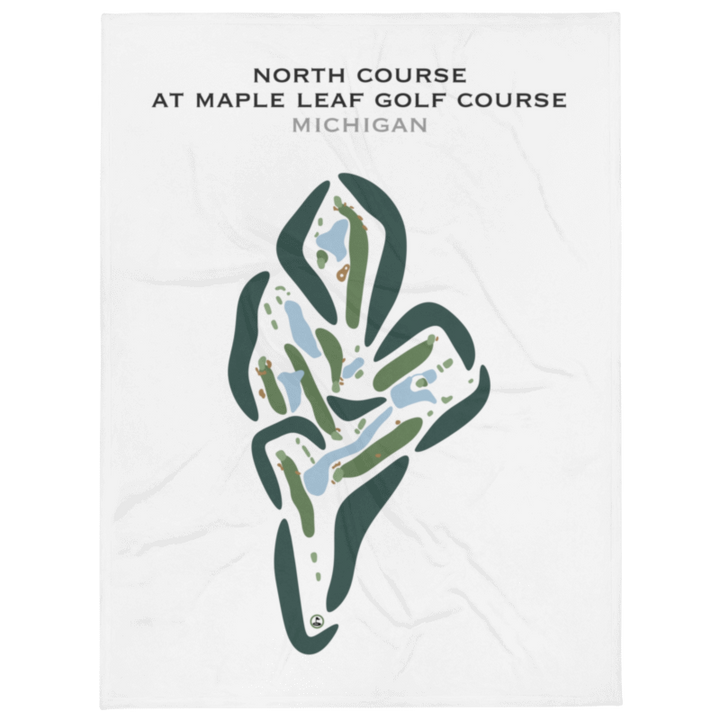North Course at Maple Leaf Golf Course, Michigan - Printed Golf Courses