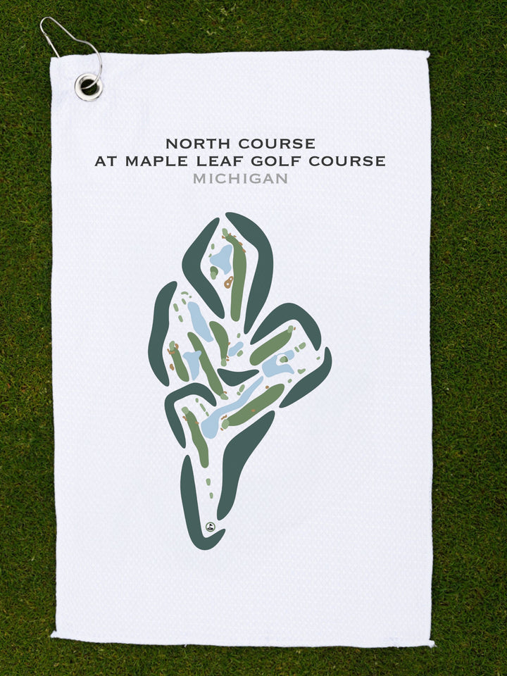 North Course at Maple Leaf Golf Course, Michigan - Printed Golf Courses
