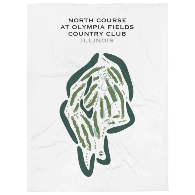North Course at Olympia Fields Country Club, Illinois - Printed Golf Courses