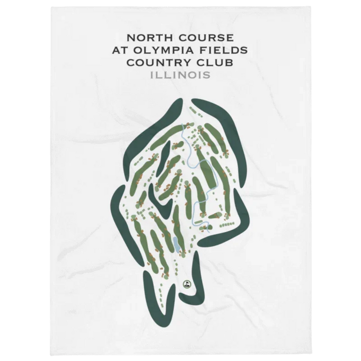 North Course at Olympia Fields Country Club, Illinois - Printed Golf Courses