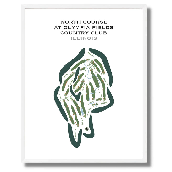 North Course at Olympia Fields Country Club, Illinois - Printed Golf Courses