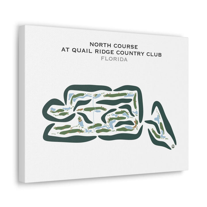 North Course at Quail Ridge Country Club, Florida - Printed Golf Courses