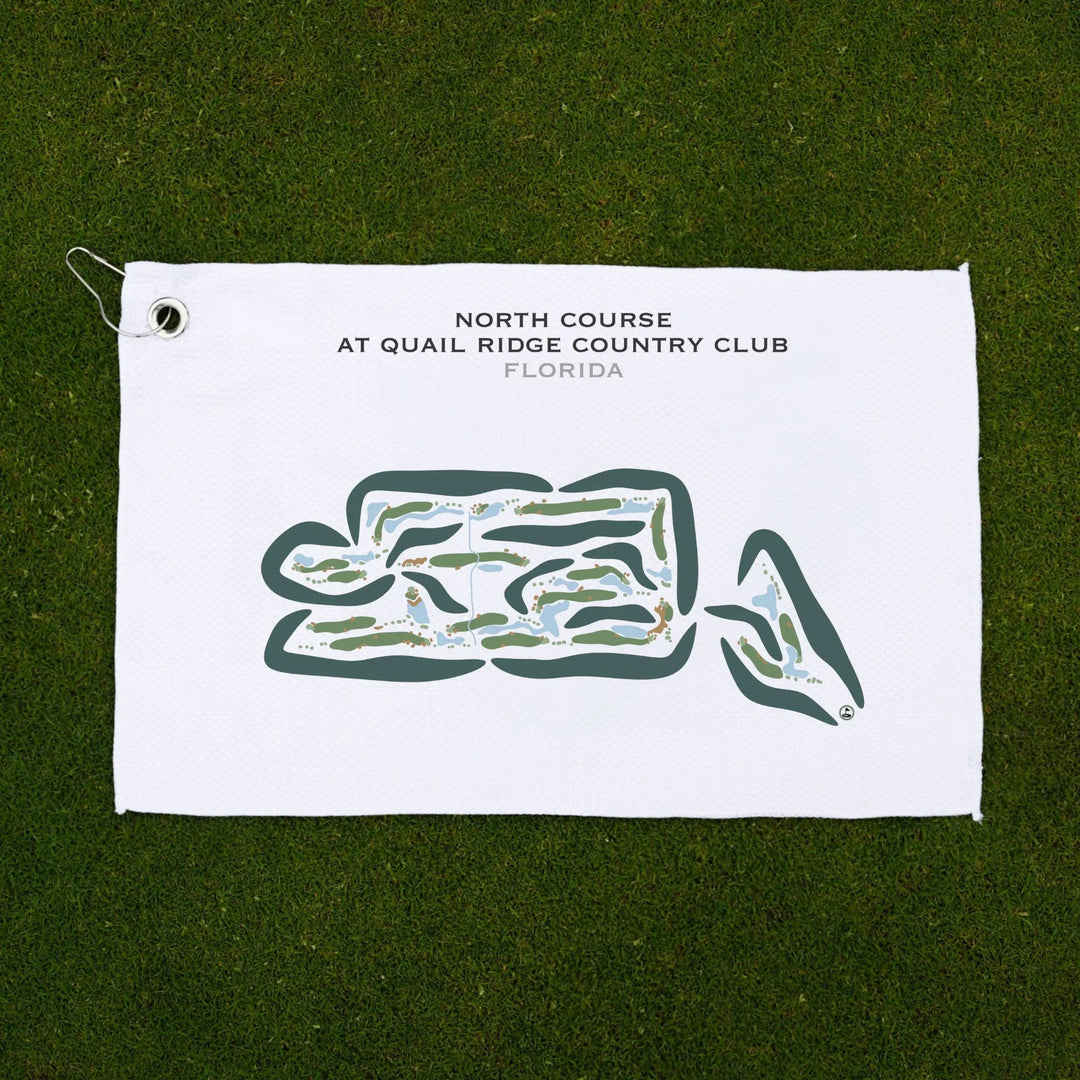 North Course at Quail Ridge Country Club, Florida - Printed Golf Courses