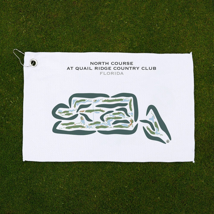 North Course at Quail Ridge Country Club, Florida - Printed Golf Courses