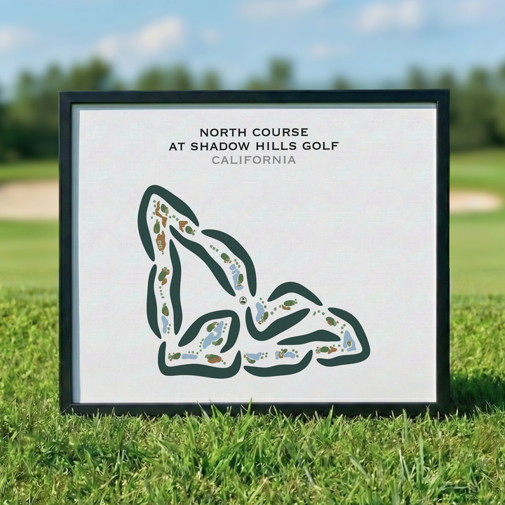 North Course at Shadow Hills Golf Club, California - Printed Golf Courses