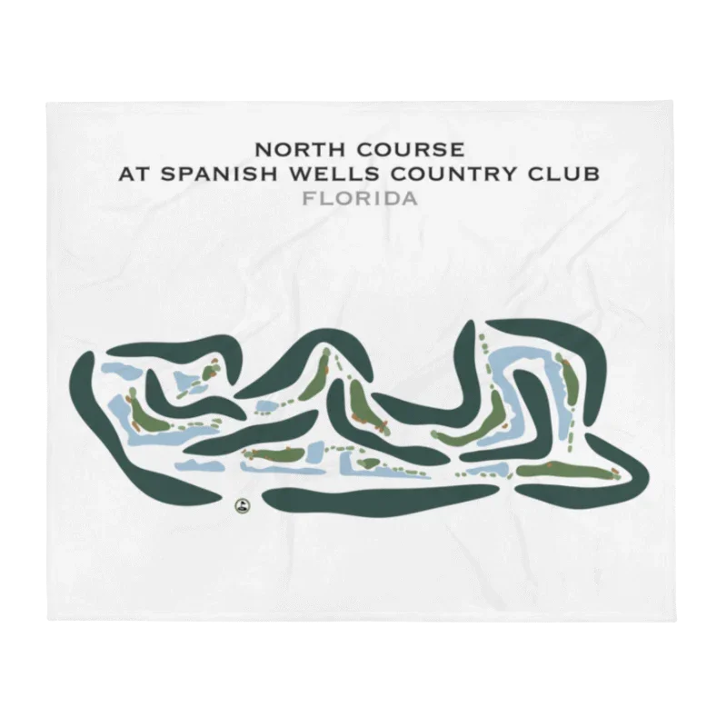 North Course at Spanish Wells Country Club, Florida - Printed Golf Courses