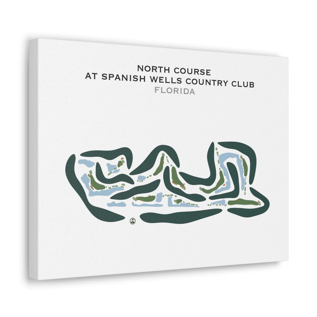 North Course at Spanish Wells Country Club, Florida - Printed Golf Courses