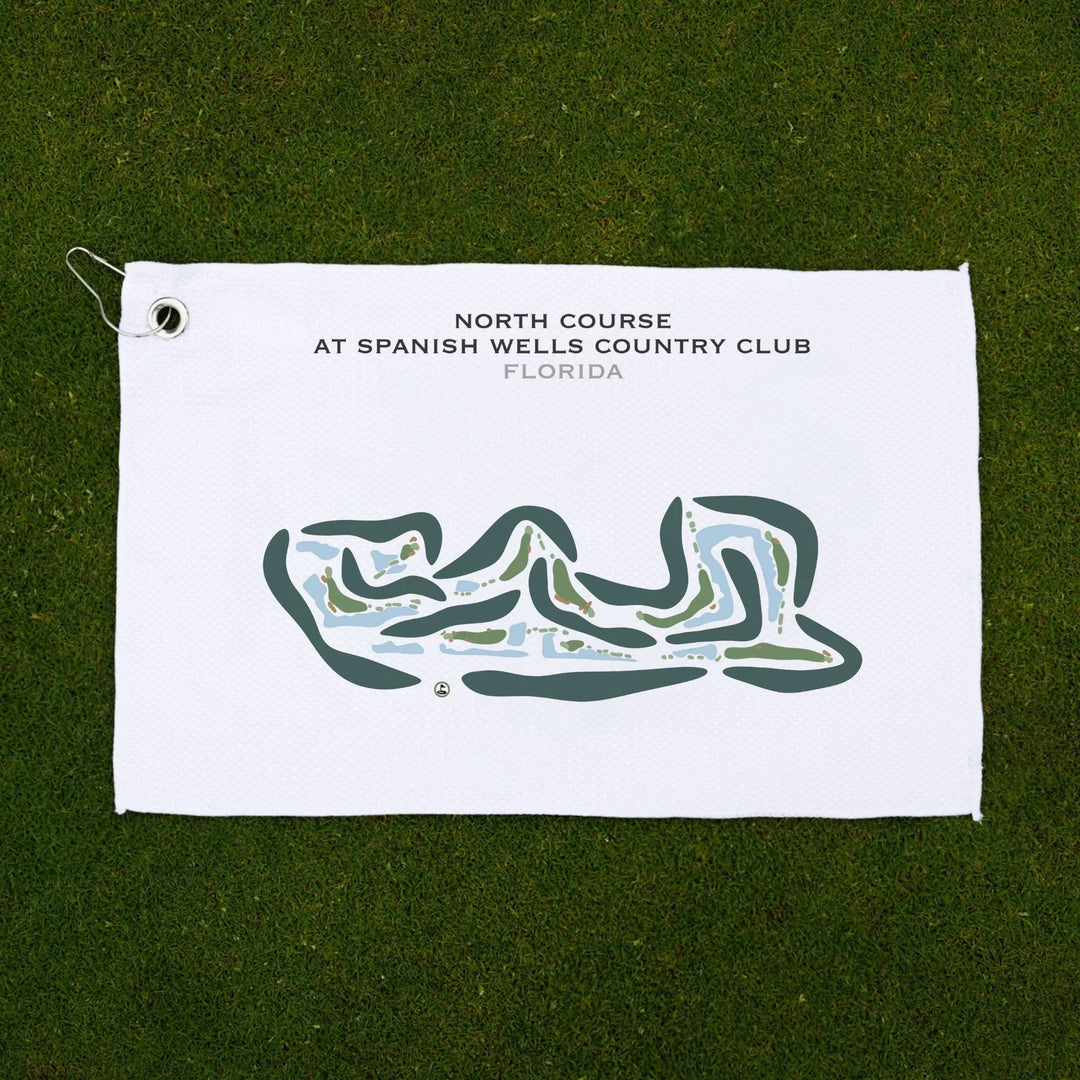 North Course at Spanish Wells Country Club, Florida - Printed Golf Courses