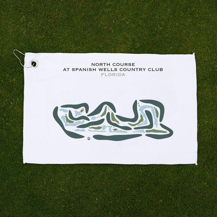 North Course at Spanish Wells Country Club, Florida - Printed Golf Courses