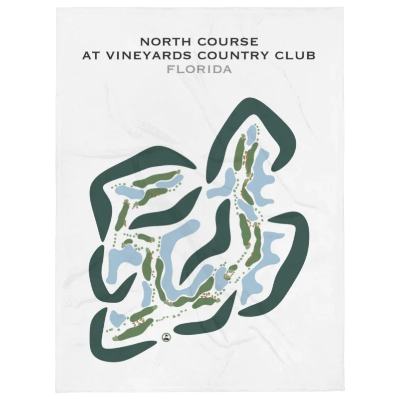North Course at Vineyards Country Club, Florida - Printed Golf Courses