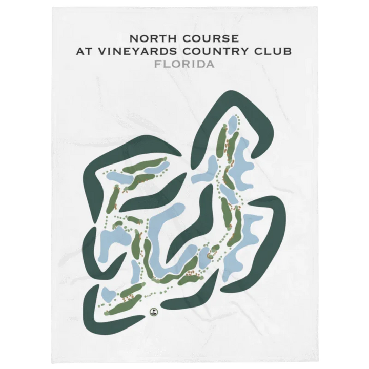 North Course at Vineyards Country Club, Florida - Printed Golf Courses