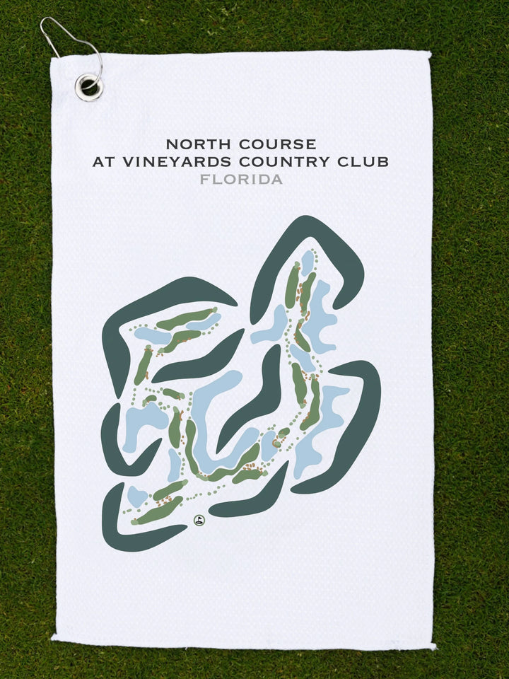 North Course at Vineyards Country Club, Florida - Printed Golf Courses