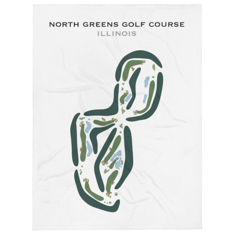 North Greens Golf Course, Illinois - Printed Golf Courses