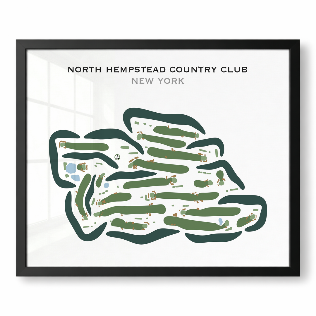 North Hempstead Country Club, New York - Printed Golf Courses