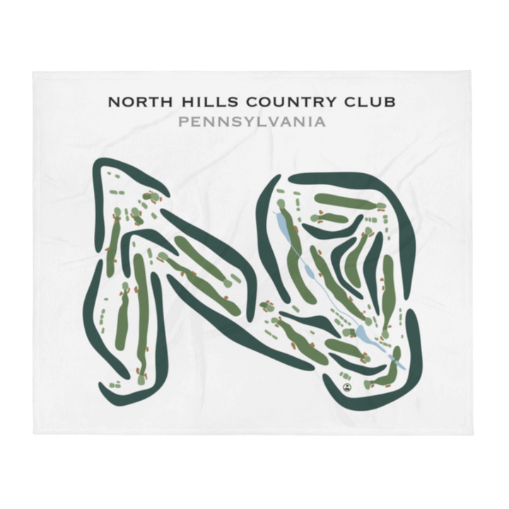 North Hills Country Club, Pennsylvania - Printed Golf Courses