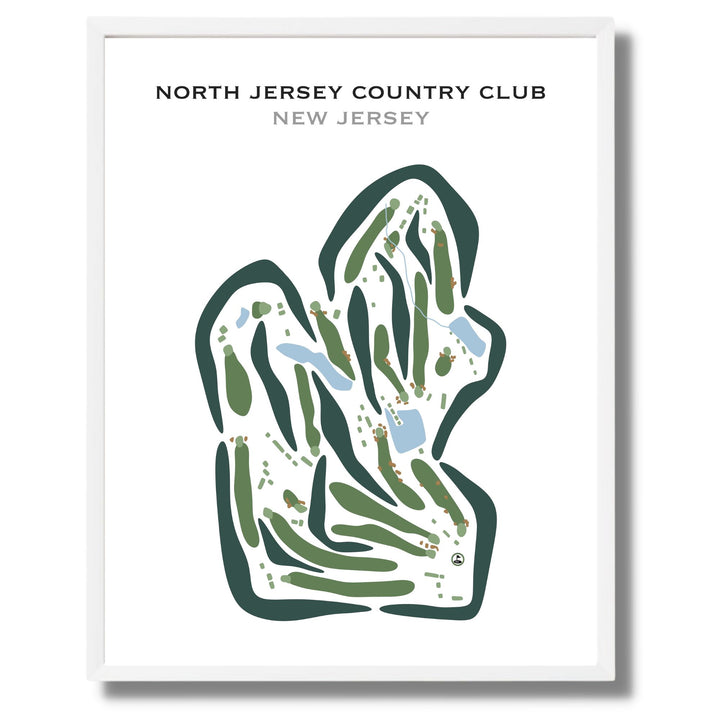 North Jersey Country Club, New Jersey - Printed Golf Courses