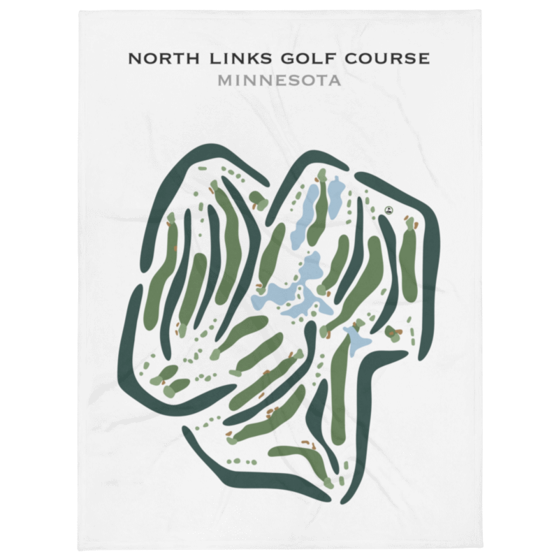 North Links Golf Course, Minnesota - Printed Golf Courses