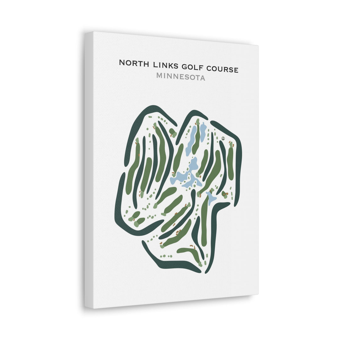 North Links Golf Course, Minnesota - Printed Golf Courses