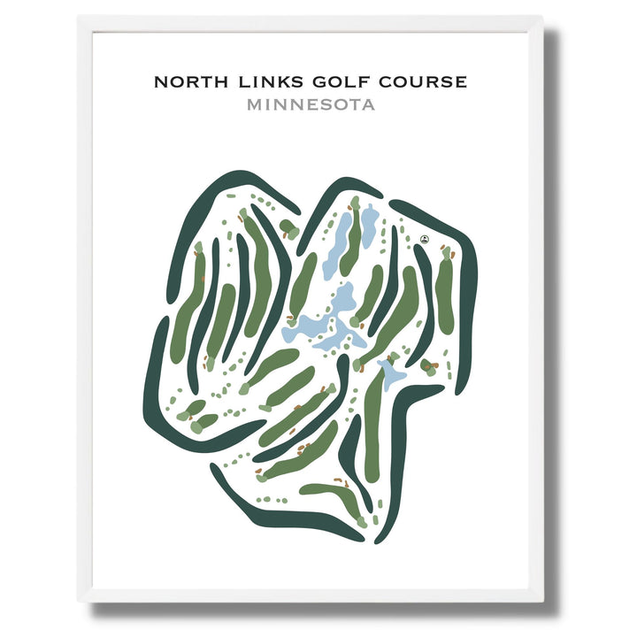 North Links Golf Course, Minnesota - Printed Golf Courses