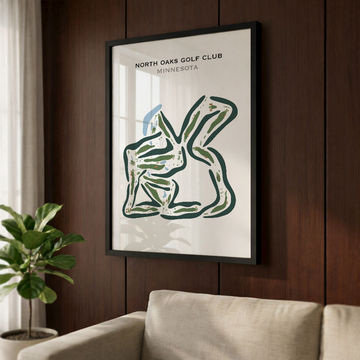 North Oaks Golf Club, Minnesota - Printed Golf Courses